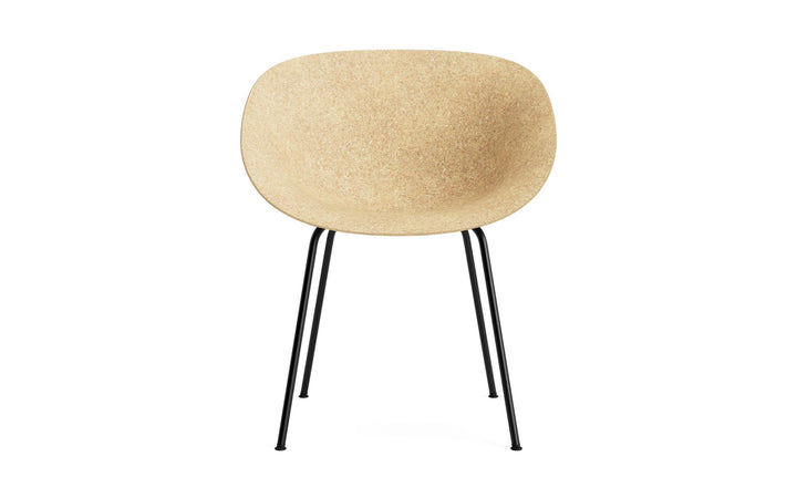 Mat Armchair Steel - Normann Copenhagen Dining Chairs - Mat Armchair Cream Steel - Seaweed - HORNE