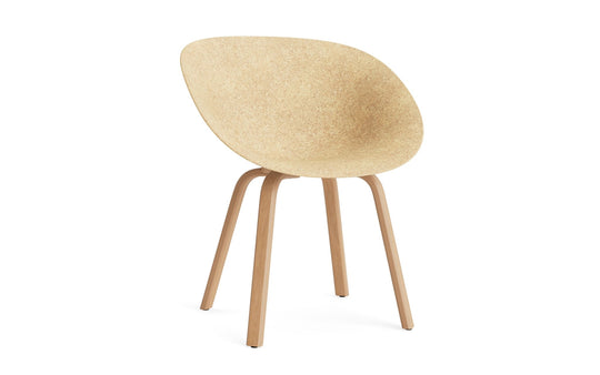 Mat Armchair Wood - Normann Copenhagen Dining Chairs - Hemp - HORNE