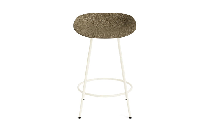 Mat Barstool 65 cm Steel - Normann Copenhagen Barstools - Mat Barstool 65 cm Cream Steel - Seaweed - HORNE