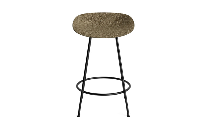 Mat Barstool 65 cm Steel - Normann Copenhagen Barstools - Mat Barstool 65 cm Cream Steel - Seaweed - HORNE