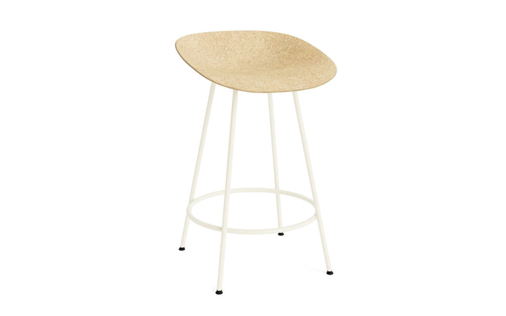Mat Barstool 65 cm Steel - Normann Copenhagen Barstools - Mat Barstool 65 cm Cream Steel - Hemp - HORNE