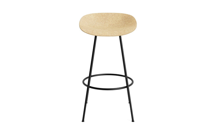 Mat Barstool 75 cm Steel - Normann Copenhagen Barstools - Mat Barstool 75 cm Cream Steel - Seaweed - HORNE