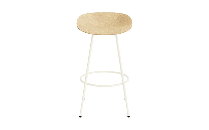 Mat Barstool 75 cm Steel - Normann Copenhagen Barstools - Mat Barstool 75 cm Cream Steel - Seaweed - HORNE
