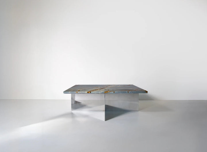 Material Studies II Coffee Table - Kalon Studios Tables - Mineral Blue - HORNE