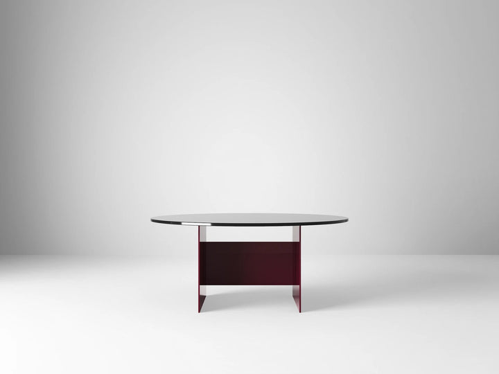 Material Studies Rugosa Coffee Table - Kalon Studios Tables - Oxblood - HORNE
