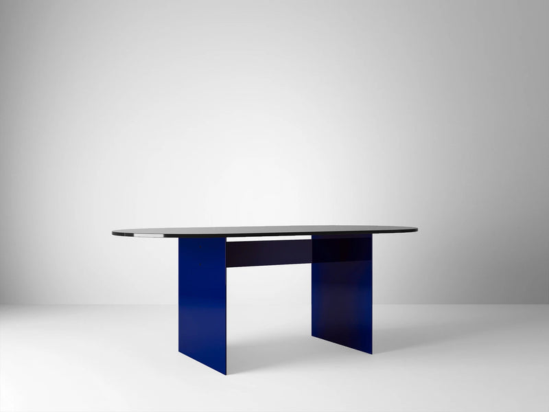 Material Studies Rugosa Dining Table - Kalon Studios Tables - Oxblood - HORNE