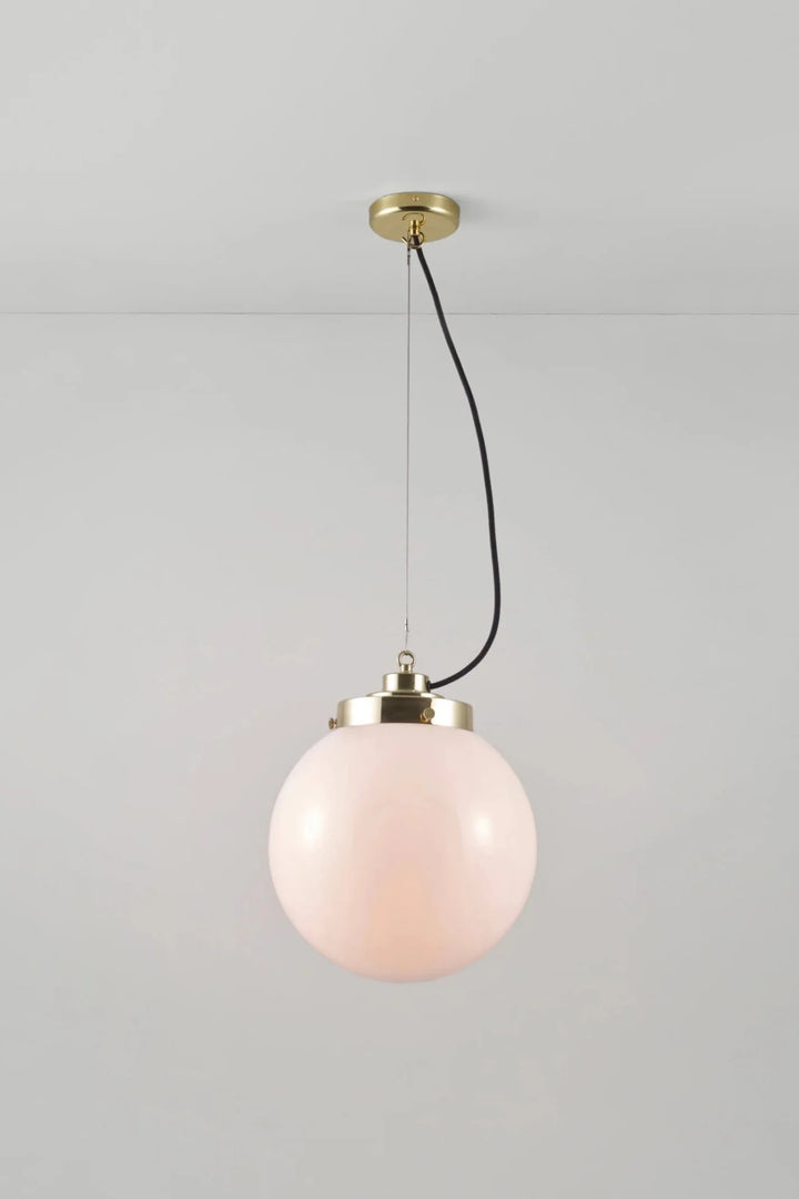 Medium Globe Pendant - Original BTC Pendants - Chrome - Anthracite Seedy - HORNE