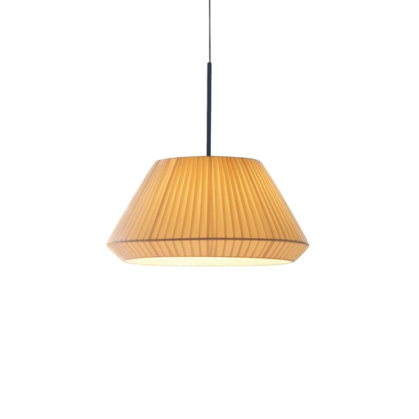 Mei 38 Pendant Lamp - Bover Pendants - White Ribbon - Satin Nickel - HORNE