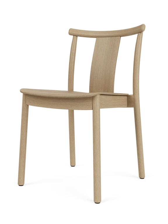 Merkur Dining Chair - Un - Upholstered - Audo Copenhagen Chairs - Without Arms - Natural Oak - HORNE