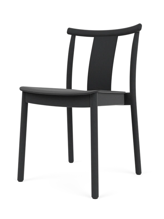 Merkur Dining Chair - Un - Upholstered - Audo Copenhagen Chairs - Without Arms - Black Oak - HORNE