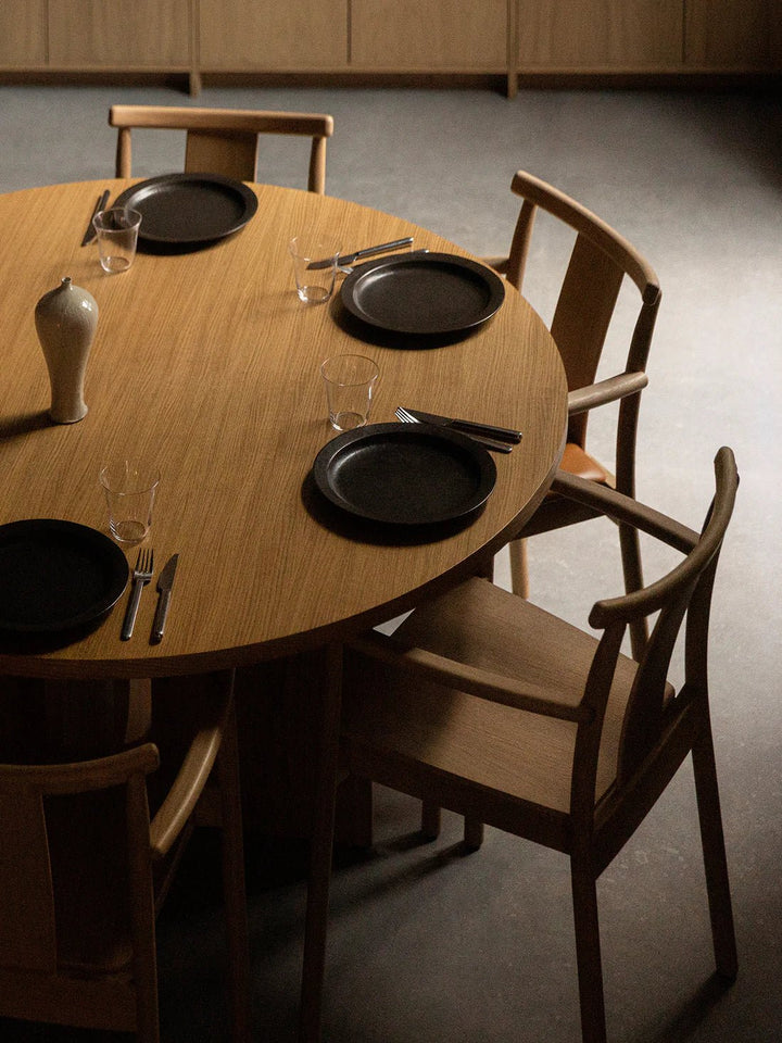 Merkur Dining Chair - Un - Upholstered - Audo Copenhagen Chairs - Without Arms - Black Oak - HORNE