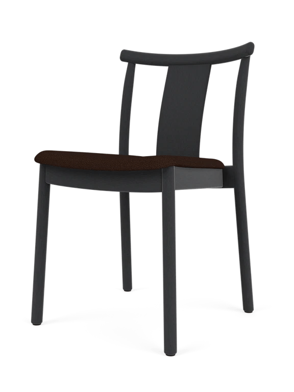 Merkur Dining Chair - Without Armrests - Audo Copenhagen Chairs - Black Oak - Hallingdal 65 0370 - HORNE