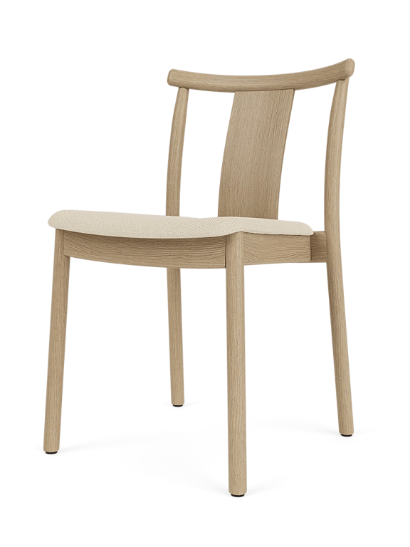 Merkur Dining Chair - Without Armrests - Audo Copenhagen Chairs - Natural Oak - Hallingdal 65 200 - HORNE