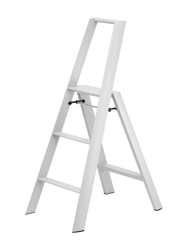 Metaphys Lucano Stepstool 3 - Step - Hasegawa USA Inc - Ladder + Step Stool - Crystal Gray - HORNE