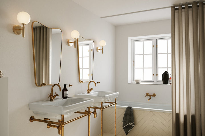Miira Wall Sconce - Nuura Wall Sconces - Brass / Optic Clear - HORNE