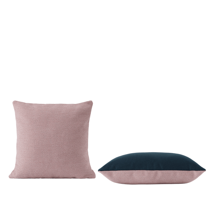 Mingle Cushion - Muuto Blankets + Throws + Pillows - Rose / Petroleum - Square - HORNE