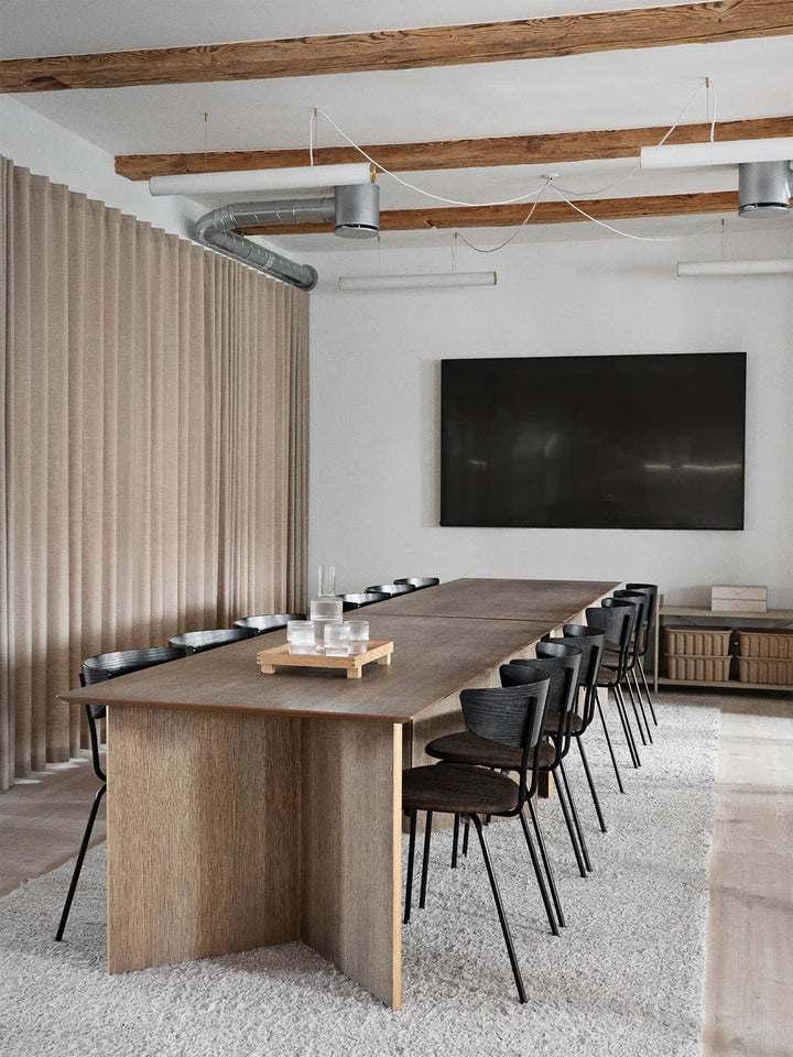 Mingle Table Top - Rectangular - Ferm Living Tables + Desks - Dark stained and oiled - 160 cm - HORNE