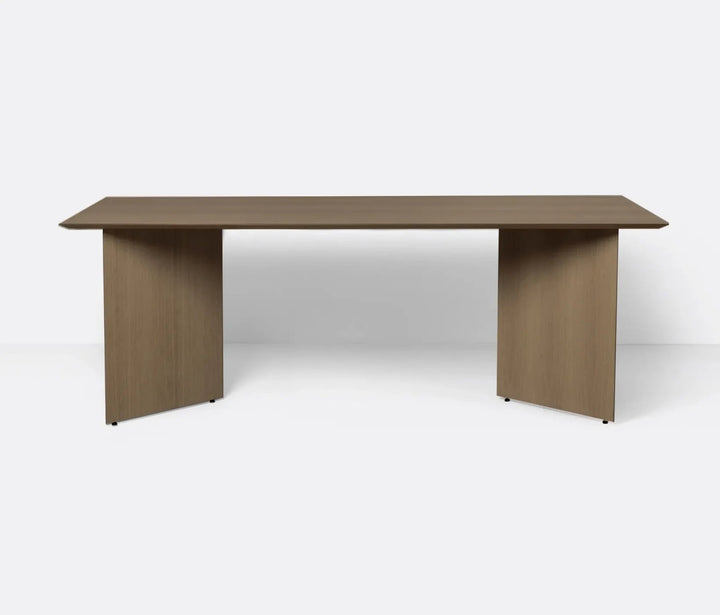 Mingle Table Top - Rectangular - Ferm Living Tables + Desks - Dark stained and oiled - 210 cm - HORNE