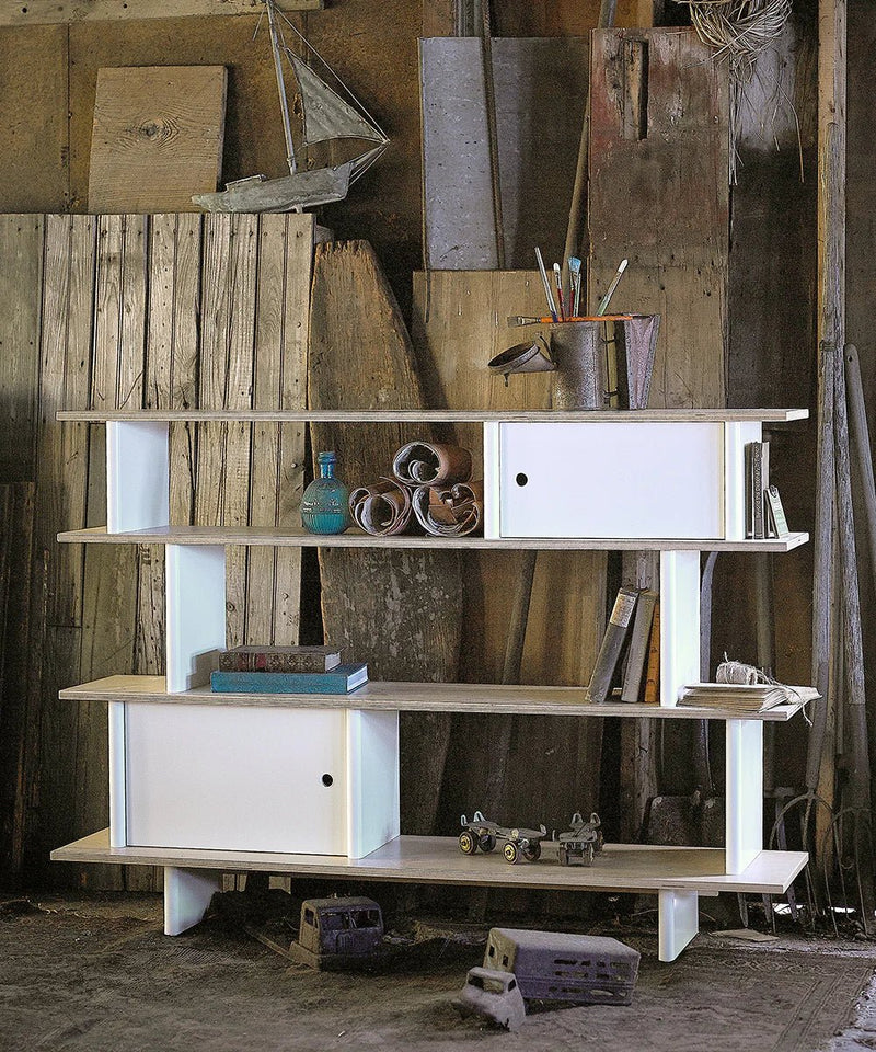Mini Library - Oeuf - Kids + Baby - White/Birch - HORNE