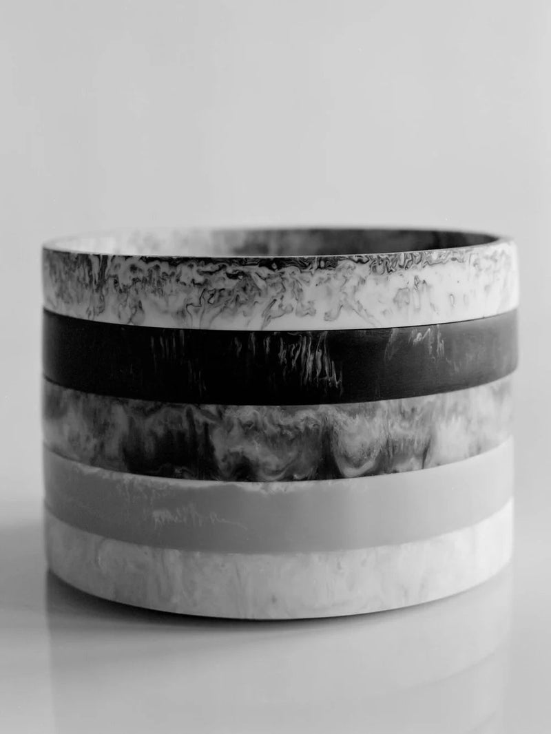 Mist Round Tray - Ferm Living Storage + Organization - Charcoal - Ø20 - HORNE