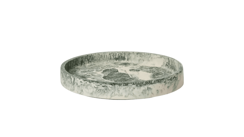 Mist Round Tray - Ferm Living Storage + Organization - Charcoal - Ø20 - HORNE