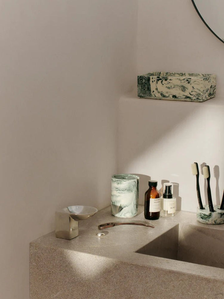 Mist Toothbrush Holder - Multi - Ferm Living Storage + Organization - Sugar Kelp - HORNE
