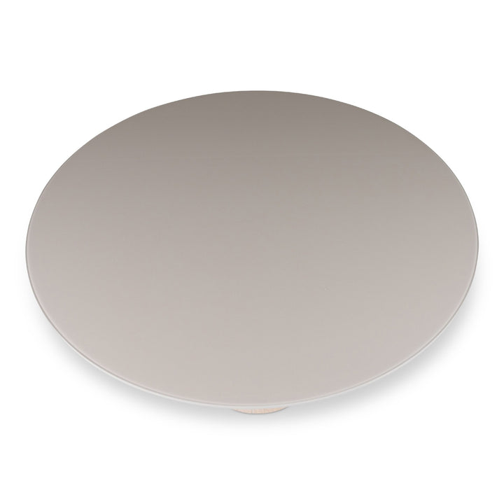 Mona Lacquered Glass Round Dining Table - Urbia Tables - Off White Nevoa - HORNE