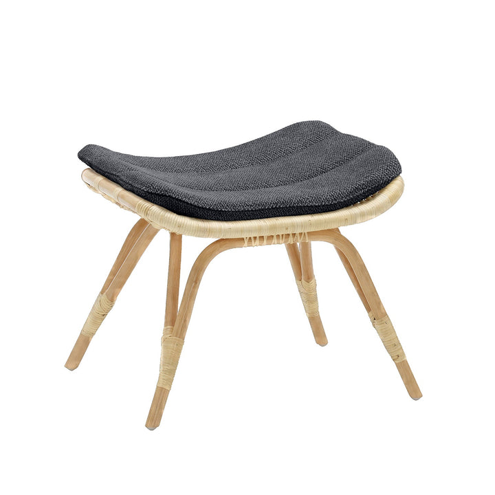 Monet Foot Stool - Sika Design - Stools + Benches + Ottomans - Natural - Youtoo Dark Grey - HORNE
