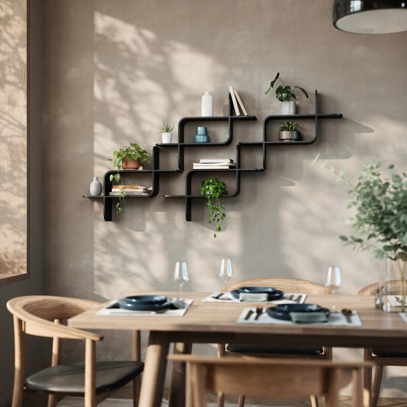 Montage Wall Shelf - Umbra Shelving - Black - HORNE