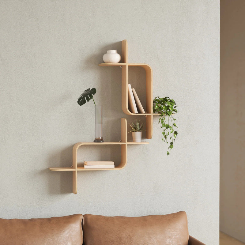Montage Wall Shelf - Umbra Shelving - Black - HORNE