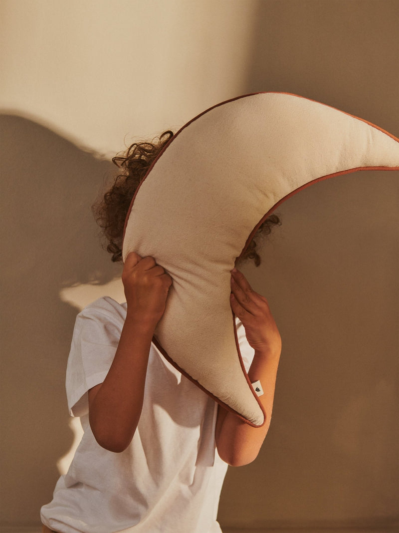 Moon Cushion - Ferm Living Bedding + Pillows - Brown Clay - HORNE