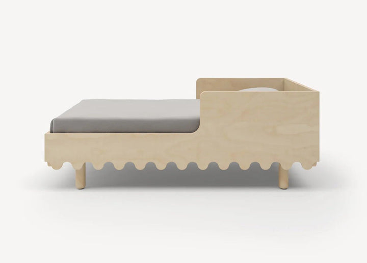 Moss Toddler Bed - Oeuf Kids + Baby - Tomato - HORNE