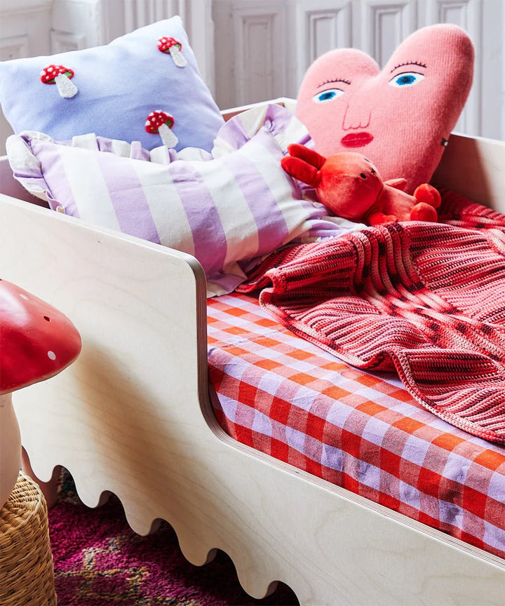 Moss Toddler Bed - Oeuf Kids + Baby - Tomato - HORNE