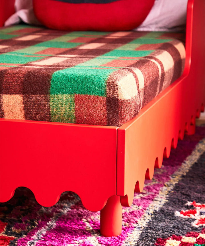 Moss Toddler Bed - Oeuf Kids + Baby - Tomato - HORNE