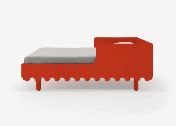 Moss Toddler Bed - Oeuf Kids + Baby - Tomato - HORNE