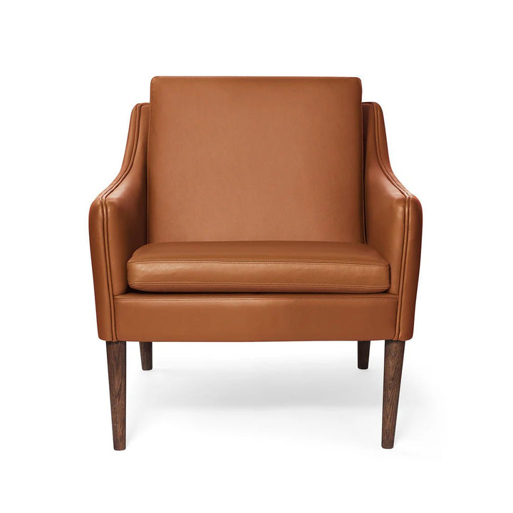 Mr. Olsen Lounge Chair - Warm Nordic Chairs - Challenger Cognac/ Smoked Oak - HORNE