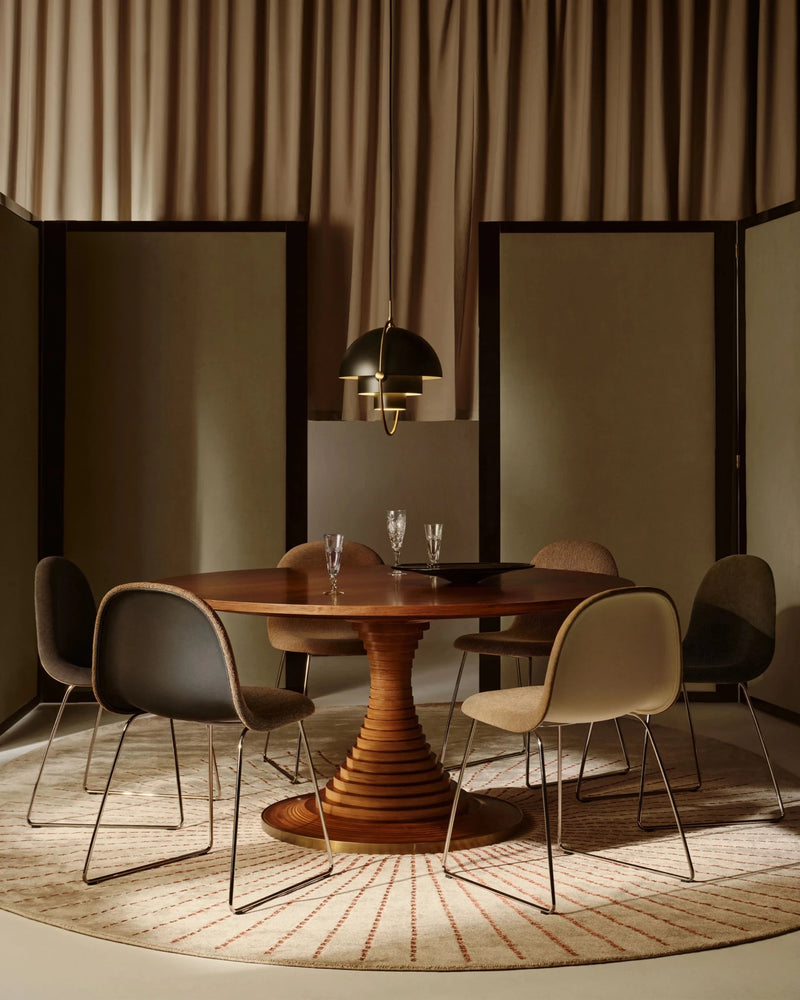 Multi-Lite Pendant - Chrome - Gubi Pendants - Chrome - White Semi Matt - HORNE