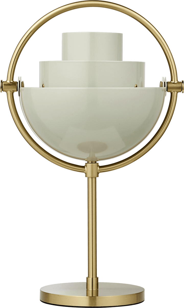 Multi - lite Portable Lamp - Gubi - Outdoor Lights - Brass & Pastel Gray - HORNE