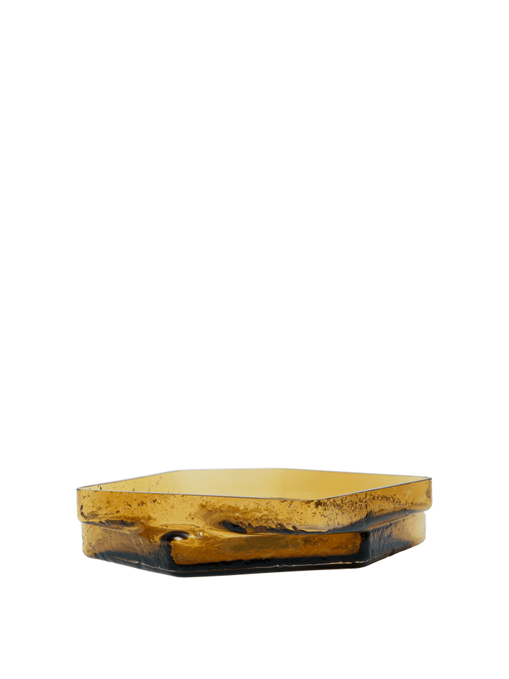 Muro Centrepiece - Ferm Living Serveware - Recycled Amber - HORNE