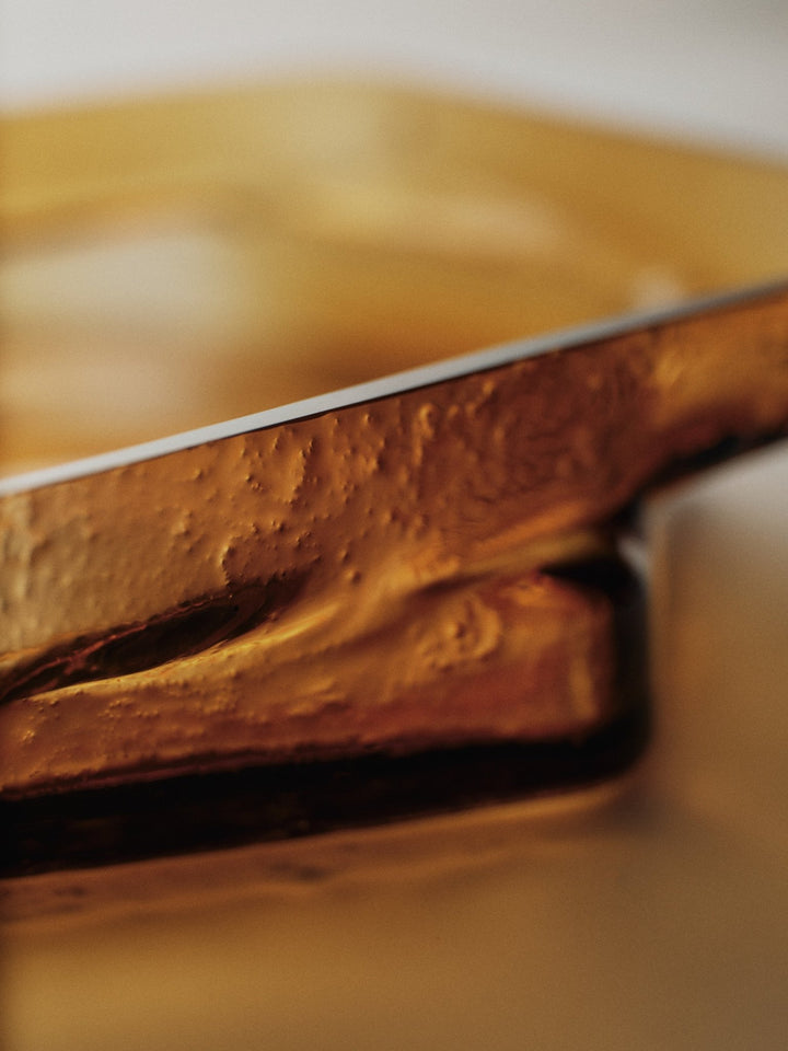 Muro Centrepiece - Ferm Living Serveware - Recycled Amber - HORNE