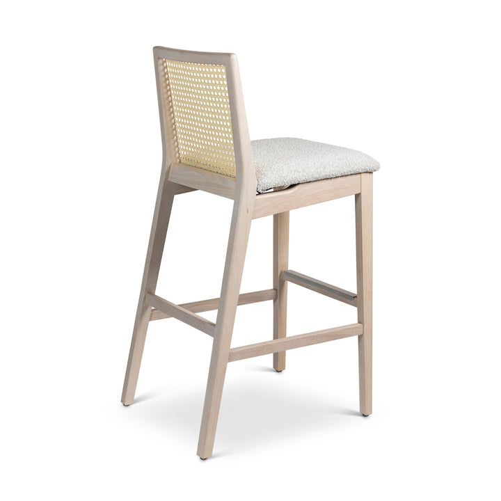Nardia Cane Bar Stool - Urbia Chairs - Medley Ivory Nogal - HORNE