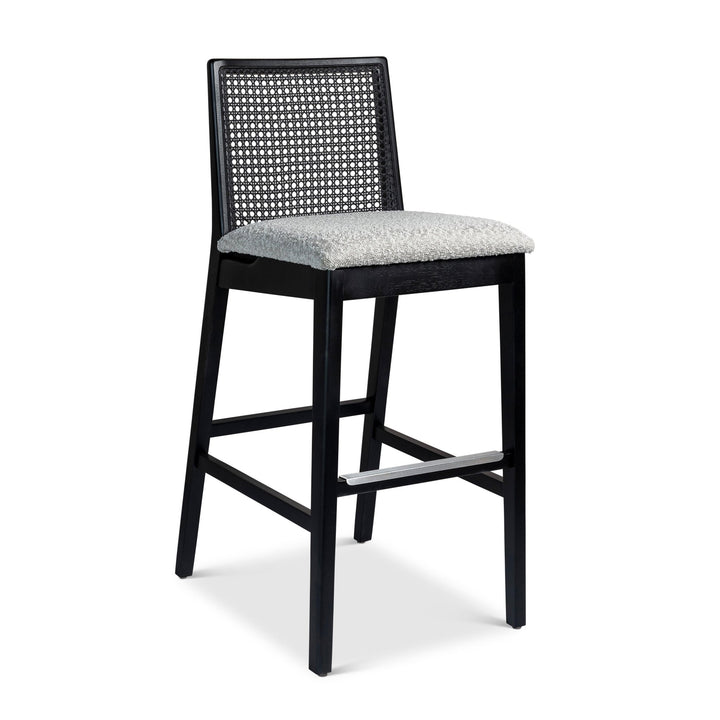 Nardia Cane Bar Stool - Urbia Chairs - Medley Ivory Nogal - HORNE