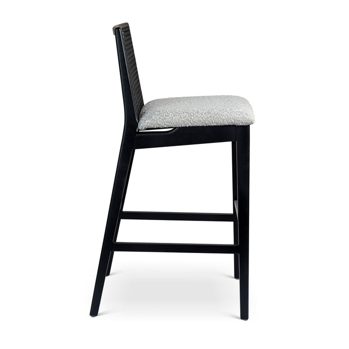 Nardia Cane Bar Stool - Urbia Chairs - Medley Ivory Nogal - HORNE