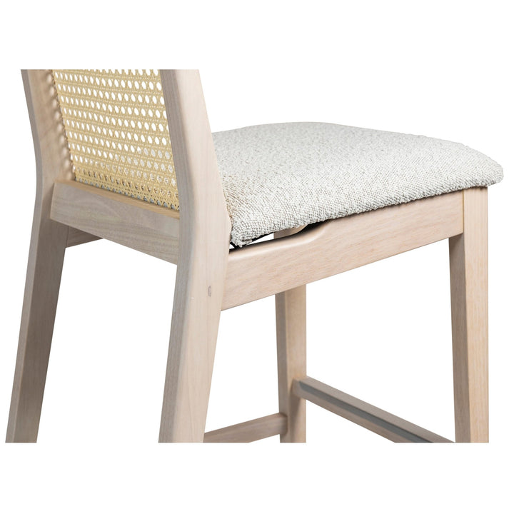 Nardia Cane Bar Stool - Urbia Chairs - Medley Ivory Nogal - HORNE