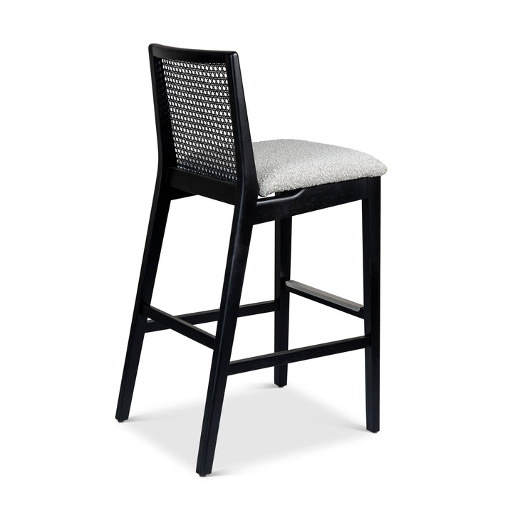 Nardia Cane Bar Stool - Urbia Chairs - Medley Ivory Nogal - HORNE