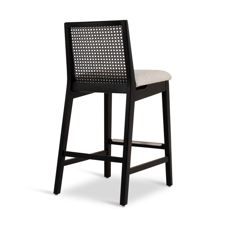 Nardia Cane Counter Stool - Urbia Chairs - Medley Ivory Nogal - HORNE