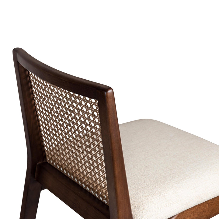 Nardia Cane Counter Stool - Urbia Chairs - Medley Ivory Nogal - HORNE