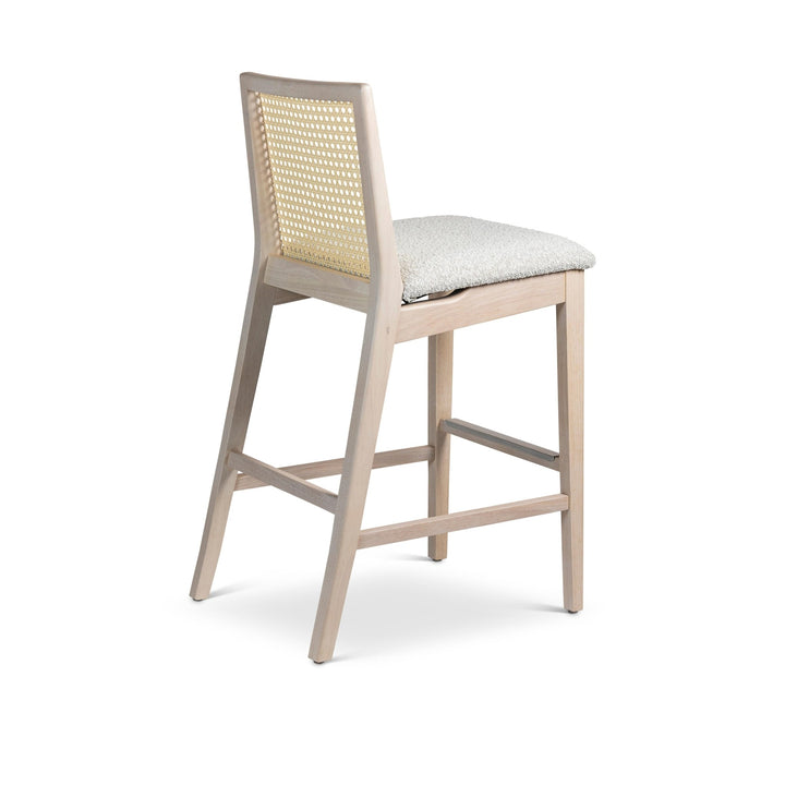 Nardia Cane Counter Stool - Urbia Chairs - Medley Ivory Nogal - HORNE