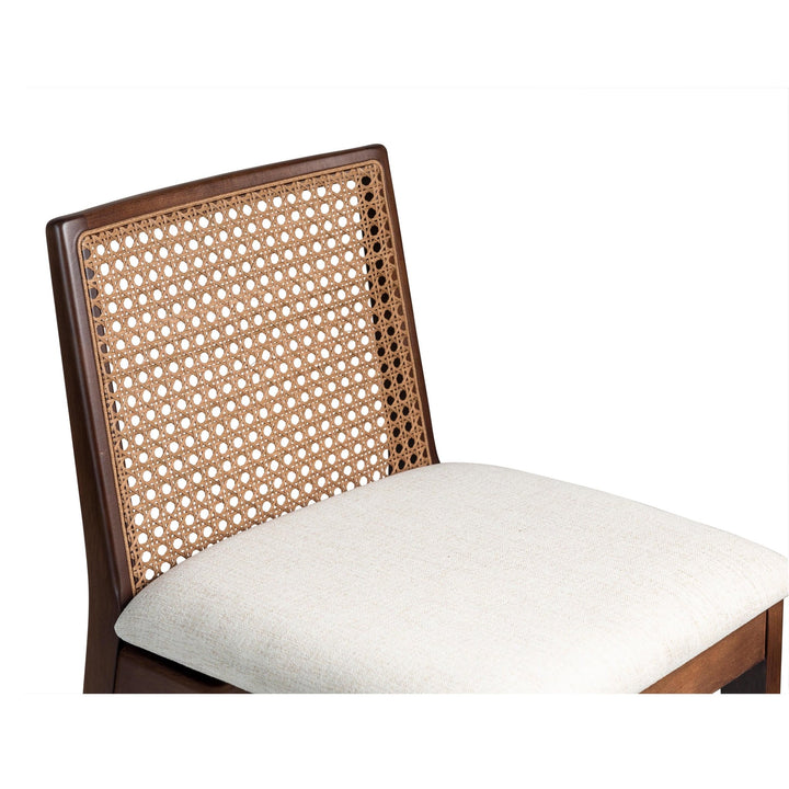 Nardia Cane Counter Stool - Urbia Chairs - Medley Ivory Nogal - HORNE