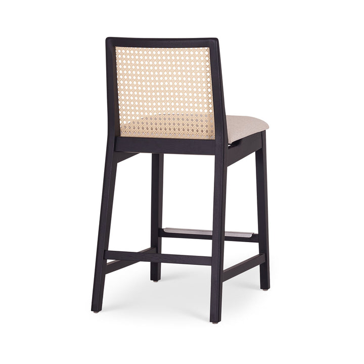 Nardia Cane Counter Stool - Urbia Chairs - Medley Ivory Nogal - HORNE